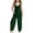 Dark Green, variant on GEWSEY Girls Jumpsuit Casual Sleeveless Spaghetti Strap Overalls Harem Long Pants Rompers With Pockets 11-12 Years Gray