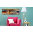thumbnail image 2 of Tiptophomedecor Abstract Canvas Wall Art - Colourful Rainstorm - Stretched & Framed Ready To Hang Art, 2 of 3