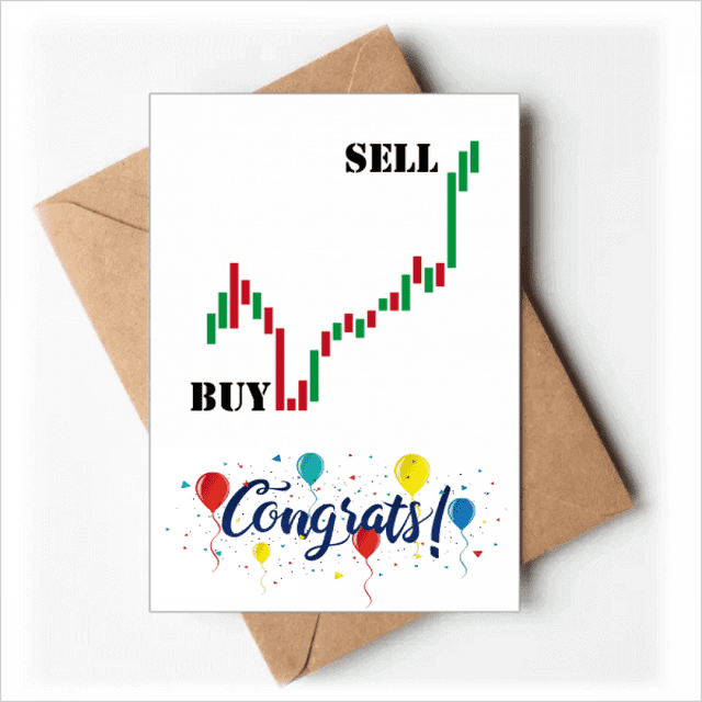 Sell High Buy Low Red Art Deco Fashion Wedding Cards Congratulations Greeting Envelopes