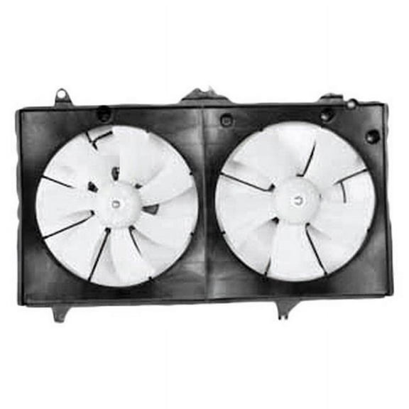 TYC Products 620400 Dual Radiator & Condenser Fan for 2002-2006 Camry Toyota