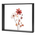 thumbnail image 1 of Marco de Flores Secas de Madera, Marco de Imagen Flotante de Acrílico Doble de 10 x 12 Pulgadas para Flores Secas/Mesa/DIY/Artesanías [Negro], 1 of 7