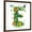 Brown Frame, variant on Art.com Beautiful Spring Letter E Art Print by Kesu01, 24" x 24"