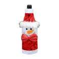 thumbnail image 5 of sunsanly Christmas Wine Bottle Cover Santa Snowman Reindeer Red Wine Bottle Cover Holiday Table Decoration for Wine Champagne Beer Bottle, 5 of 7