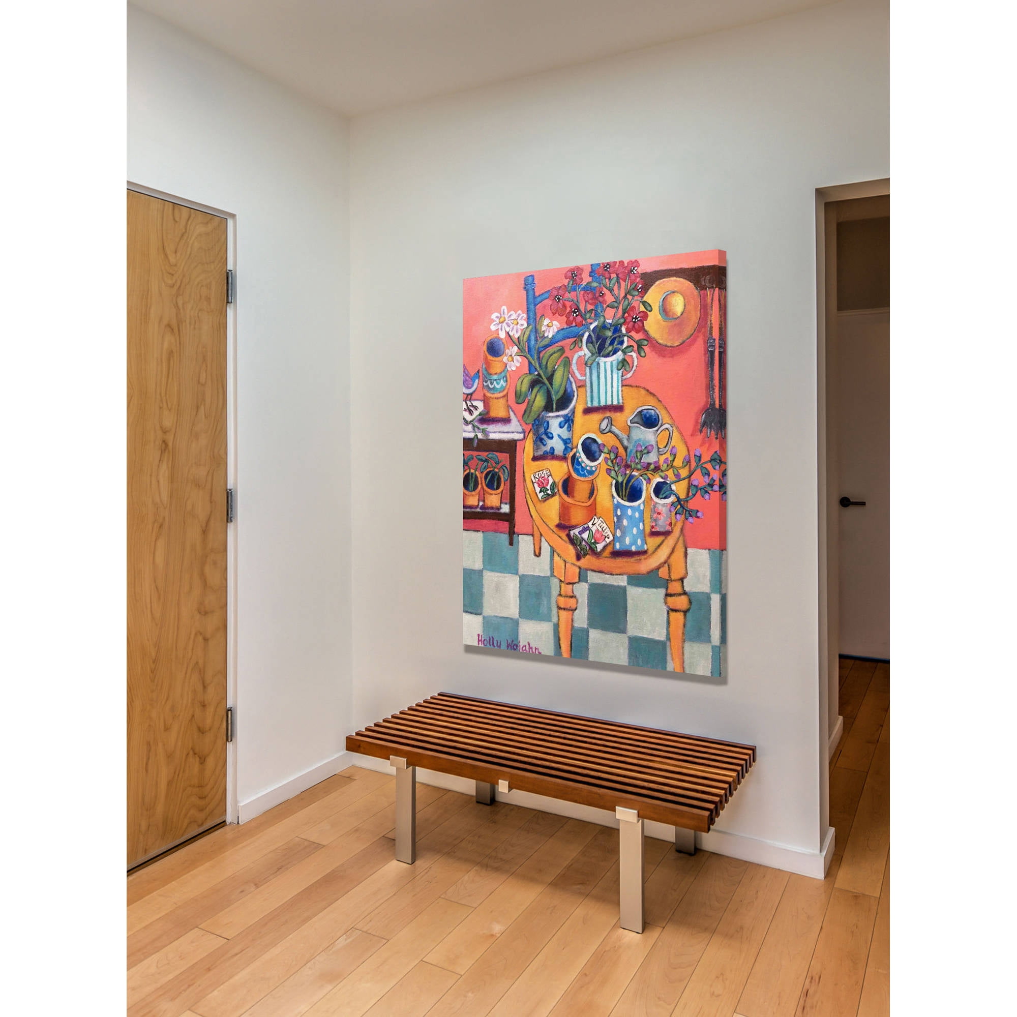 Marmont Hill "A Happy Garden Room" Painting Print on Canvas