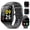 Black, variant on New Smart Watch Fits for Android and IPhone, 1.85 inch Fitness Tracker, Men Women's Smartwatch with Answer/Make Calls/Message Reminder/112+ Sports Modes, IP68 Waterproof, for Gift Black
