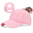 thumbnail image 4 of Gorra de Béisbol de de Caballo Alta para Mujer, Gorra Deportiva de de Secado Rápido y Rendimiento para Correr. Rosa Talla Única, 4 of 6