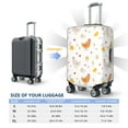 thumbnail image 5 of Bingfone Funny Chicken Luggage Cover Washable Suitcase Cover Protector Anti-scratch Suitcase cover Fits 18-32 Inch Luggage, 5 of 8