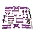 thumbnail image 4 of Tazas de dirección del brazo trasero delantero RC, varilla de conexión, Kits de piezas de coche RC, pieza de actualización resistente para accesorios púrpura, 4 of 9