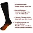 thumbnail image 7 of EIMELI Electric Heated Socks Rechargeable Battery Heat Sox Kit for Men Women,Unisex Winter Warm Battery Powered Heating Thermal Stockings,Novelty Sports Outdoor Heated Socks Hunting Foot Warmer, 7 of 7