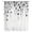 Gray, variant on Blue Eucalyptus Leaves Sheer Curtains 63 Inch Length, Light Filtering Voile Curtain Panel, Summer Botanical Watercolor Rod Pocket Drapes Window Treatments for Living Room Bedroom 52"x63"