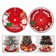 thumbnail image 2 of Hermosa falda de árbol con patrón de copos de nieve, estilo navideño, alfombra decorativa de tela cepillada para el hogar, 9, 2 of 5