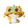 thumbnail image 5 of Esquirla 2025 Chinese New Year Snake Statue Ornament Art Photo Props Self Adhesives Gift Resin Figurine Animal Sculpture for Bookshelf Gold, 5 of 8