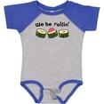 thumbnail image 3 of Inktastic We Be Rollin Cute Sushi Boys or Girls Baby Bodysuit, 3 of 5