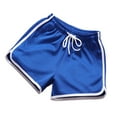 thumbnail image 2 of Ana Men Drawstring Breathable Solid Sports Running Casual Fitness Yoga Gym Shorts, 2 of 9