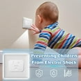 thumbnail image 6 of 30Pcs New Upgrade Baby Proof Outlet Covers, Self-Adhesive Outlet Plug Covers Child Proof Electrical Outlet Covers for Home, Office (22* 3 Prong+8* 2 Prong), 6 of 7