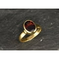 thumbnail image 3 of Mens Garnet Ring | Men's Bold Ring| Red Garnet Ring| Sterling Silver Ring for Men | Gift for Her | Wedding Ring | Gift for Mens, 3 of 4