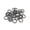 Black, variant on U8MO 200pcs DIY Open Single Loops Jump Rings Split Ring for jewelry making Connectors-Gold-4mm - 200pcs