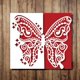 thumbnail image 4 of Plantillas de corte de metal para boda con mariposas, para hacer álbumes de recortes y manualidades, papel Ca, 4 of 5