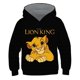 thumbnail image 1 of Sudadera de manga larga para niños, sudaderas con capucha con estampado de Simba y El Rey León, ropa informal para bebés y niñas, otoño qym unisex, 1 of 2