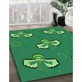 thumbnail image 3 of Ahgly Company Machine Washable Indoor Rectangle Transitional Forest Green Area Rugs, 2' x 3', 3 of 7