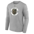 thumbnail image 2 of Men's Fanatics Heather Gray Vegas Golden Knights Authentic Pro Core Secondary Long Sleeve T-Shirt, 2 of 3