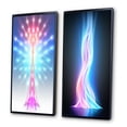 thumbnail image 3 of Designart "Light Expansion Abstracted Consciousness" Abstract Shapes Framed Wall Art Set Of 2 - Transitional Blue Gallery Wall Frame Set For Home Decor, 3 of 6