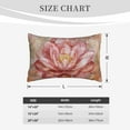 thumbnail image 3 of Fotbe Pink Lotus Pillow Cases - Envelope Closure - Luxury, Extra Soft, Cooling Pillow Covers - Wrinkle, Fade, Stain Resistant-20"x30", 3 of 8