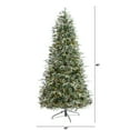 thumbnail image 4 of Nearly Natural 7.5ft Snowed Tipped Clermont Mixed Pine Christmas Tree, 4 of 10