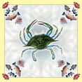 thumbnail image 3 of Betsy Drake TS004 52 in. Female Blue Crab Square Table Cloth, 3 of 3