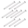 thumbnail image 5 of Uxcell Single Hole Clevis Pins - 6mm x 60mm Flat Head 304 Stainless Steel Link Hinge Pin 10 Pcs, 5 of 5