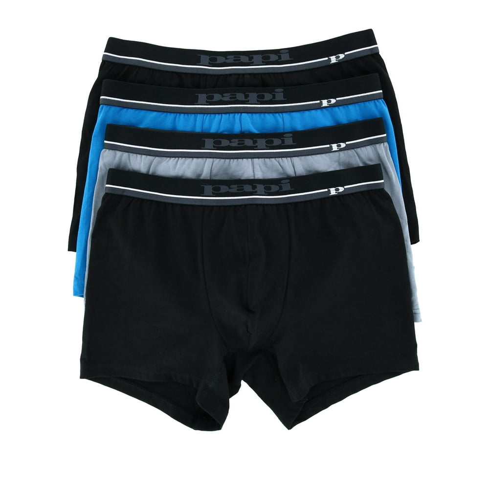 papi - Papi Solid Comfort Underwear Trunks (Pack of 4) (Men's ...