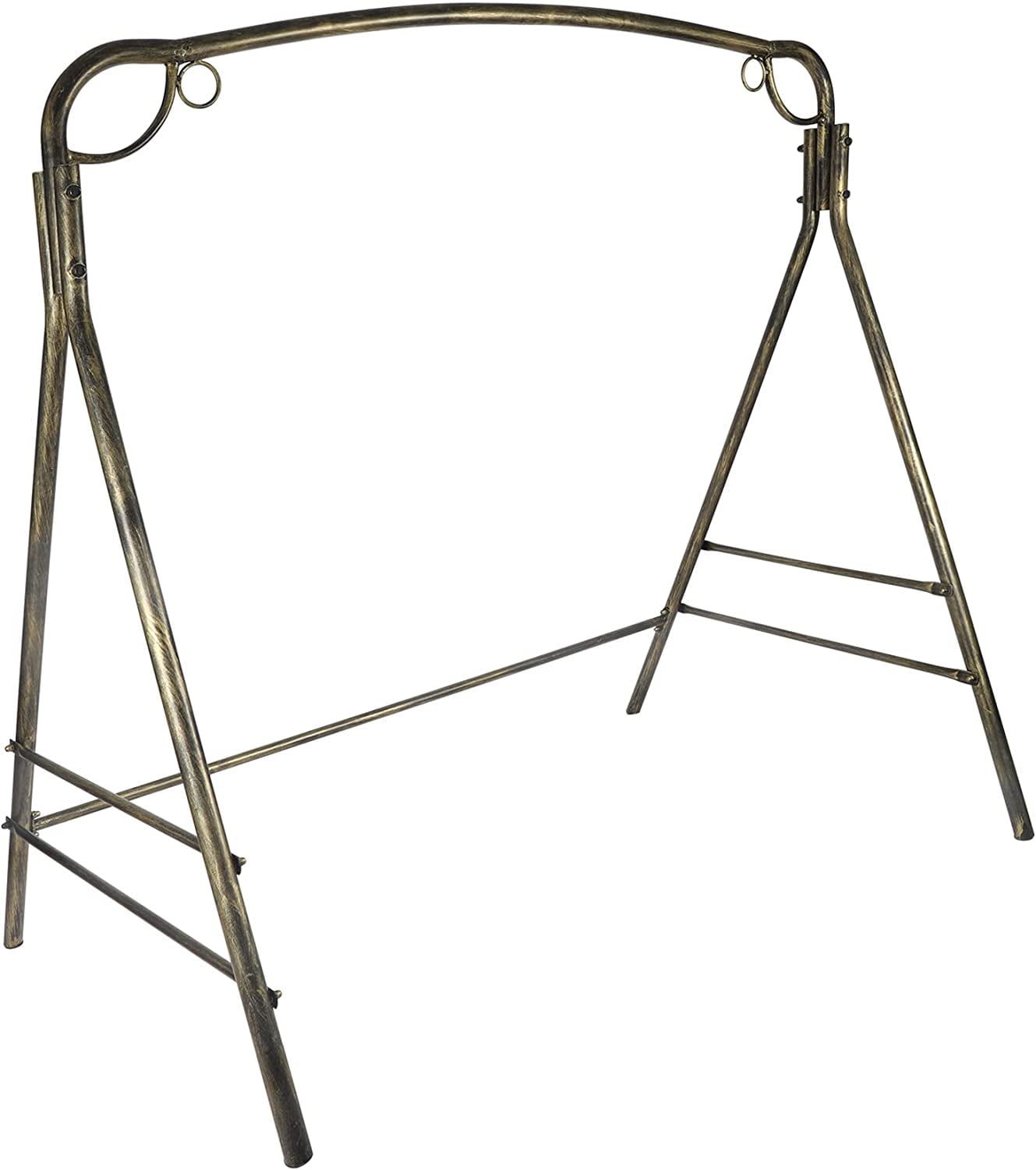 REDCAMP Metal Porch Swing Stand, Heavy Duty Steel Swing Frame for Outdoor Garden Yard, 330lbs