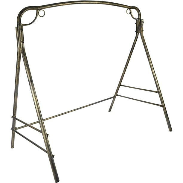REDCAMP Metal Porch Swing Stand, Heavy Duty Steel Swing Frame for ...