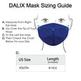 thumbnail image 3 of Dalix Kids Cotton Face Mask Reuseable Washable Made in USA - XXS-XS Size 3 Pack, 3 of 5