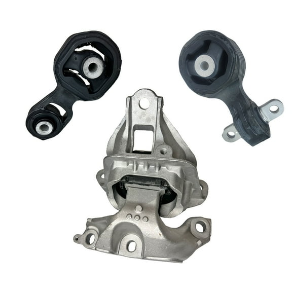 K4115 Torque Strut & Transmission Mount Kit 3pc Compatible with Fits 2018-2022 Honda Accord 2.0L GAS Auto CVT | A65125/A65126 A65127/A65128 A65111