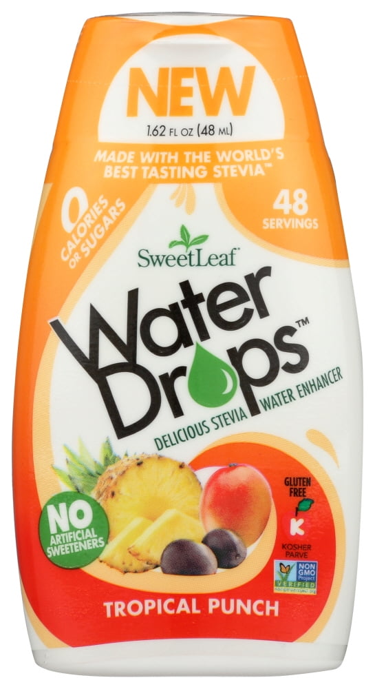 Sweet Leaf Water Drops - Tropical Punch, 1.62 Fz