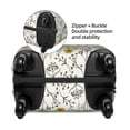 thumbnail image 4 of Disketp Colorful Mushrooms And Plants Elastic Travel Luggage Cover Travel Suitcase Protective Cover For Trunk Case Apply To 18''-32'' Suitcase Cover (Luggage not included)-Small, 4 of 9