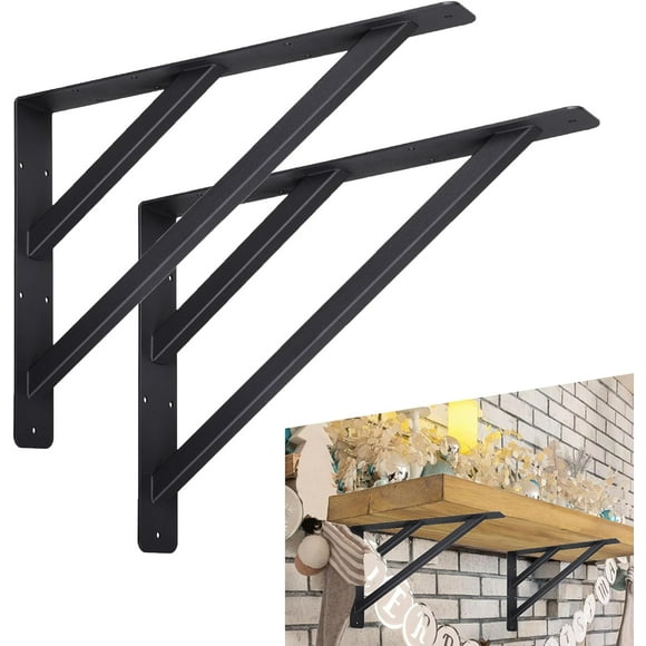 EcoNesxp Countertop support brackets metal shelf brackets for top cabinets countertop back heavy duty shelf brackets inch shelf brackets steel mantel brackets 16 inch shelf brackets steel mantel brac
