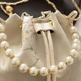 thumbnail image 4 of Drawstring Chain Bucket Bag Womens Shoulder Crossbody Womens Simple Fashion Bag Bag T4w1, 4 of 8