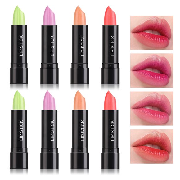Set de Brillos Labiales PPPanYiDi 8 piezas con cambio de color y resistente al agua
