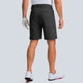 thumbnail image 6 of Casual Dress Shorts for Men Stretch Quick Dry Breathable Golf Shorts All Day Comfy Work Bottoms with Pockets, #02 Black, XL, 6 of 6