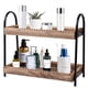 thumbnail image 1 of Organizador de encimera de baño BDBDYEAY con cuentas de madera de 2 niveles, 1 of 7