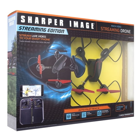 Sharper Image Mach 10inch Streaming Drone - Walmart.com