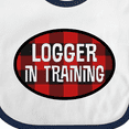 thumbnail image 4 of Inktastic Future Logger in Training Boys Baby Bib, 4 of 4