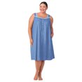 thumbnail image 4 of Aria Women's Sleeveless 100% Cotton Nightgown, Sizes XS-5X, 4 of 7