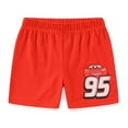 thumbnail image 6 of Disney Cars Lightning McQueen Short Sleeve T-Shirt and Shorts Set (Boys), 2 Piece Set, Sizes 2T-5T, 6 of 7