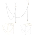 thumbnail image 2 of Coofit Eyeglass Chain Non-slip Fashion Fake Pearl Eyeglass Chain Sunglass Holder Strap, 2 of 5