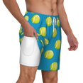 thumbnail image 6 of Rocae Ball Tennis for Men's Swim Trunks Quick Dry With Two Side Pockets and One Lined Patch PocketLarge, 6 of 9
