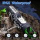 thumbnail image 2 of LED High Lumen Tactical Flashlight - USB Rechargeable with Telescopic Zoom, 6 Modes, Waterproof, Great for Emergencies, Outdoors, Camping, 2 of 5