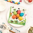 thumbnail image 2 of Easter Paper Napkins 16.5 cm Multicolor Spring Insect Theme Dragonfly Butterfly Design Party Tableware Set, 2 of 6